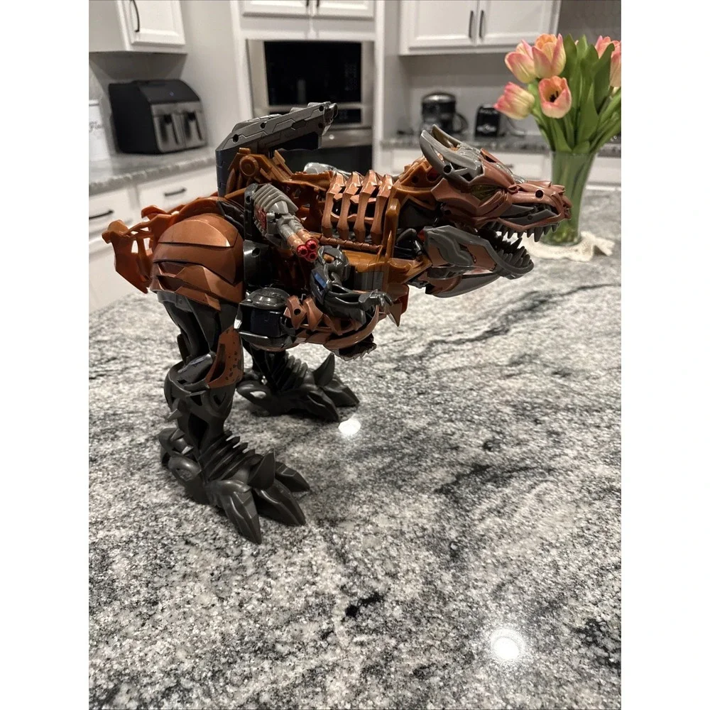Transformers Stomp and Chomp Grimlock T-Rex Dinosaur Dinobot 20